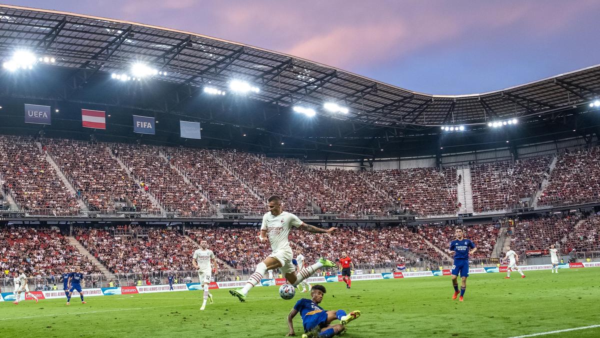 Volles Haus in Klagenfurt bei Real gegen Milan vor drei Jahren