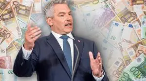 Das Thema Bargeld sei den Menschen wichtig, sagt Nehammer