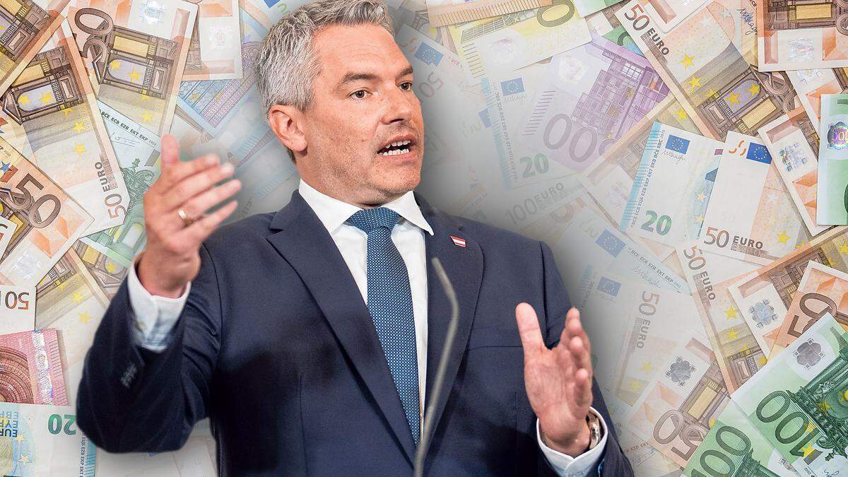 Das Thema Bargeld sei den Menschen wichtig, sagt Nehammer