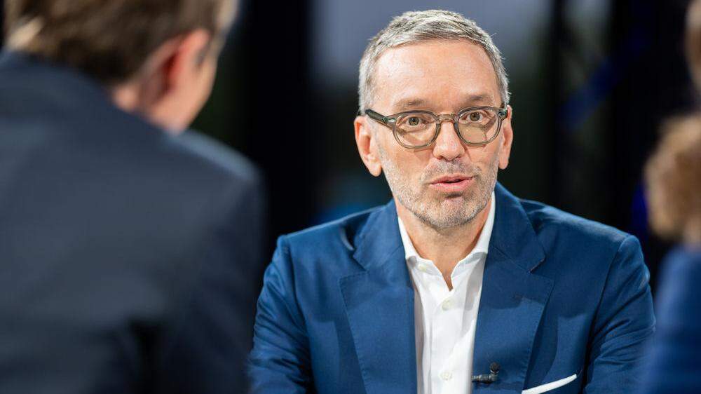 Herbert Kickl will die Kärntner FPÖ im Landtagswahlkampf unterstützen