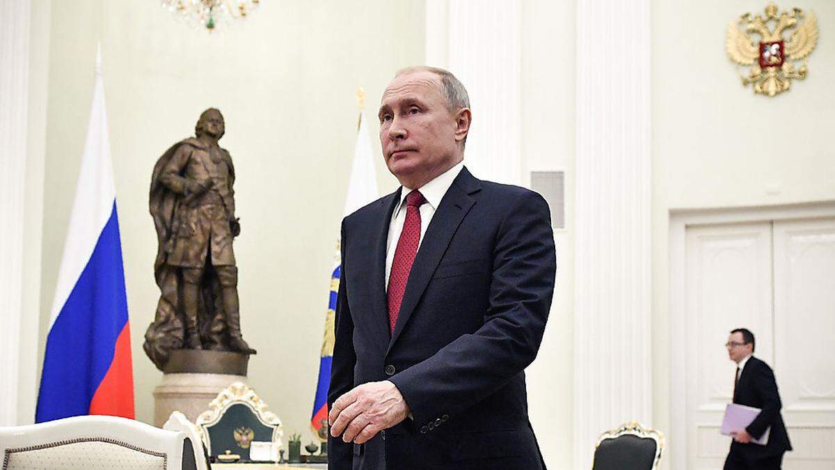Wladimir Putin schickt seine Minister aus, er selbst nimmt nicht am Treffen teil