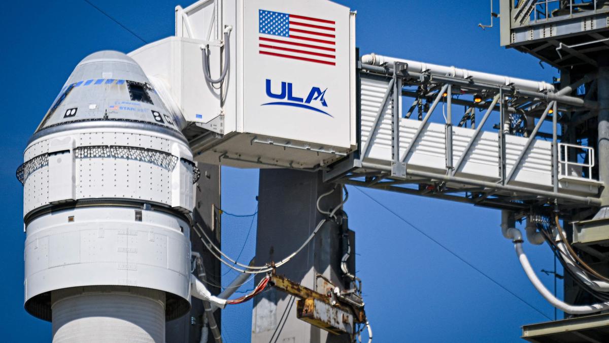 NASA-Astronauten Barry Wilmore und Suni Williams an Bord