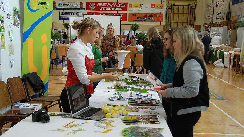 2016 fand die damalige Bildungsmesse in der Turnhalle in Köflach statt
