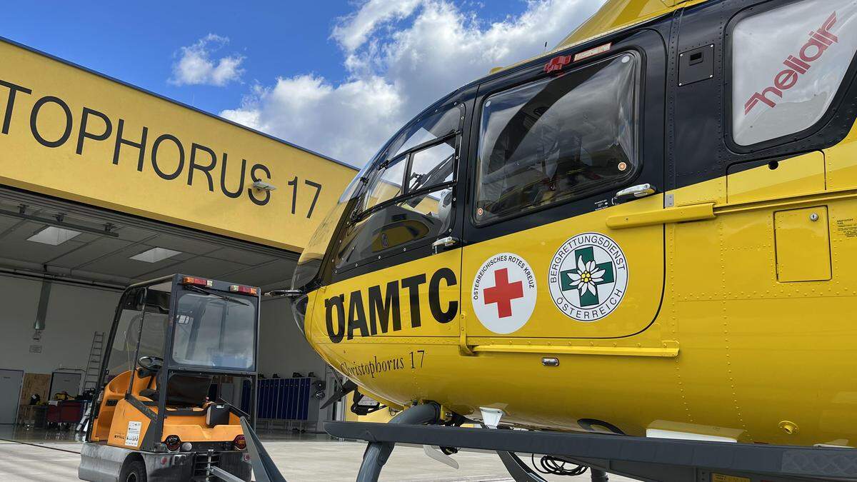 1100 Mal hob der in St. Michael stationierte Rettungshubschrauber Christophorus 17 im Jahr 2023 zu Rettungseinsätzen ab