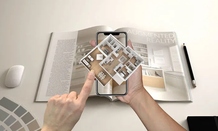 Bei AR erscheint der gescannte Inhalt in Echtzeit auf Ihrem Endgerät