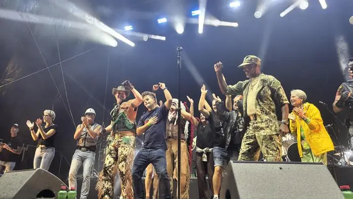 Die Village People sorgten für beste Stimmung am Leobener Hauptplatz