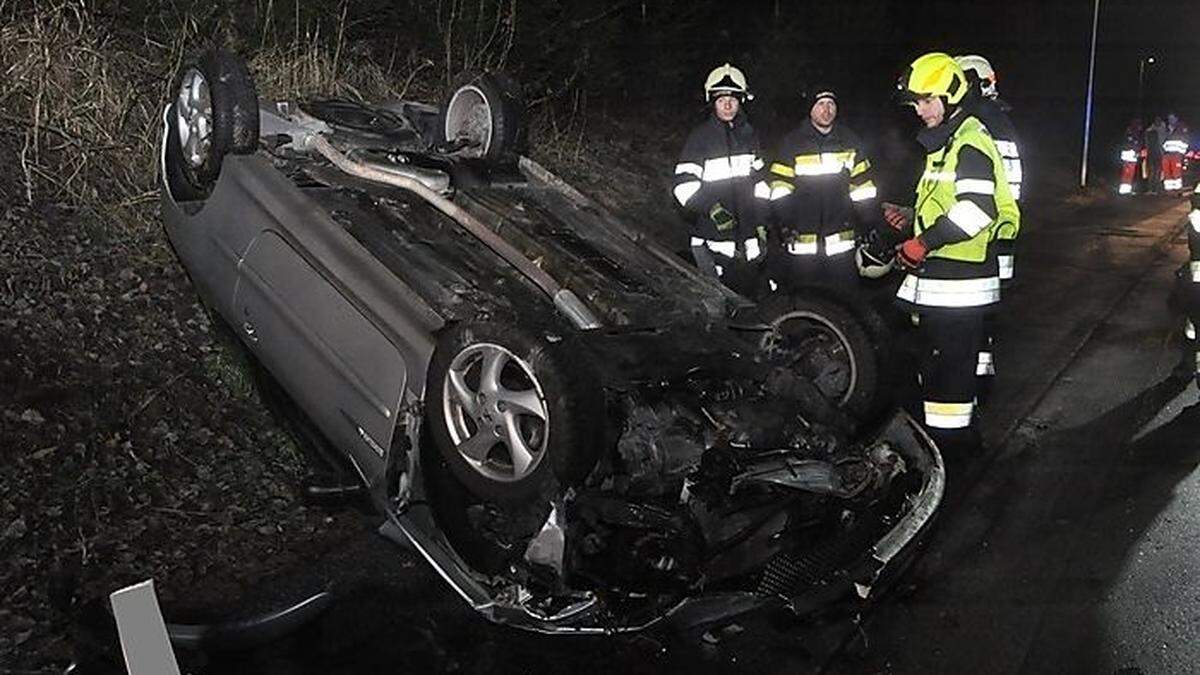 Lenkerin kam mit ihrem Auto ins Schleudern