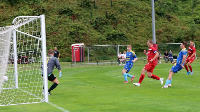 1. Heimtor in der 7. Minute von Kapitän Martin Hinteregger!
