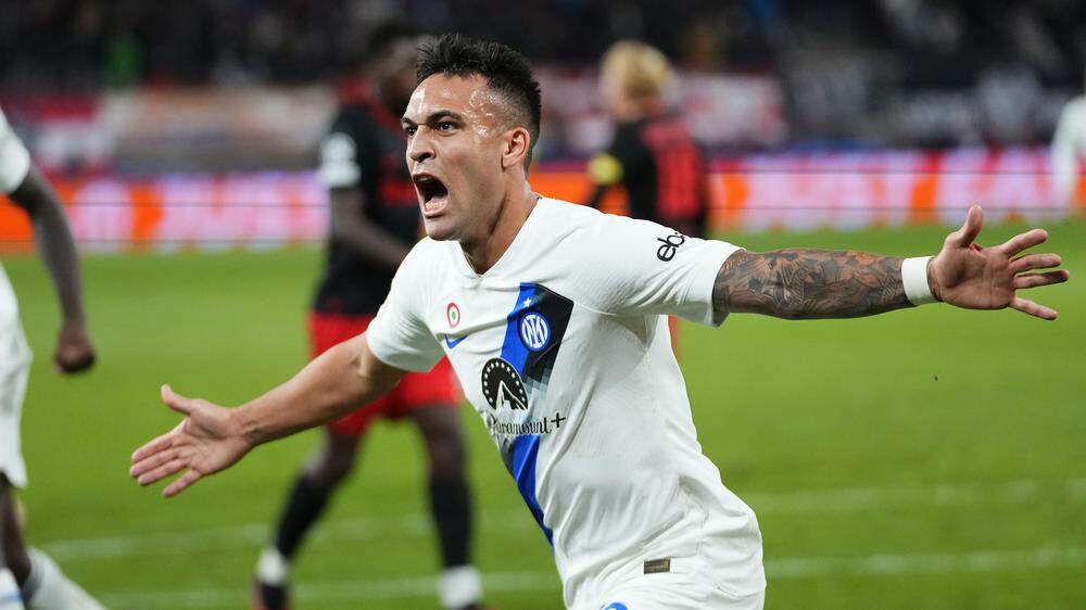 Inter Mailands Lautaro Martinez hat den entscheidenden Elfmeter verwertet