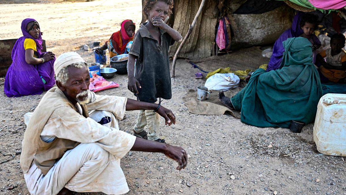 Flüchtlinge im Sudan nach schweren Überschwemmungen