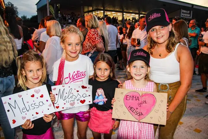 Die jüngsten Melissa Fans beim Konzert.