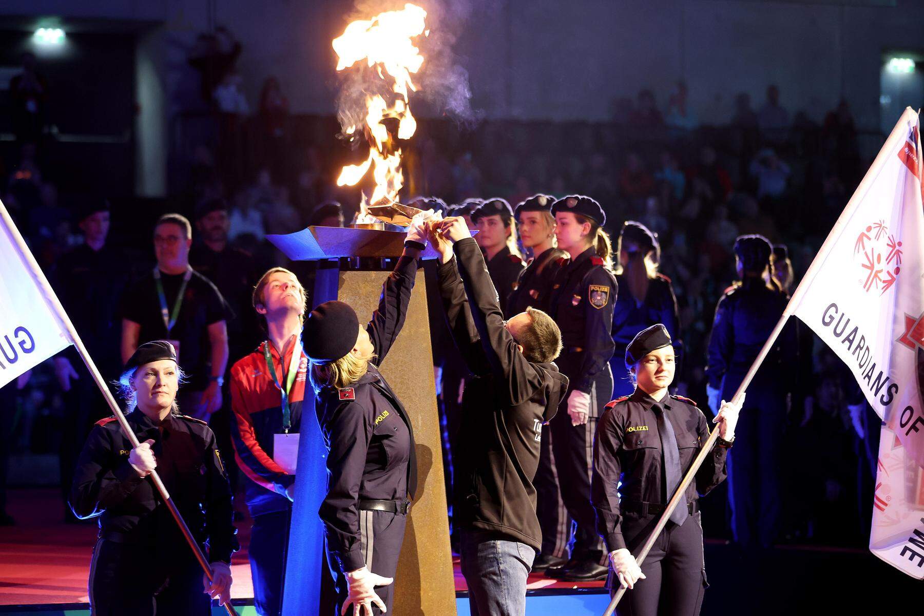 Nationale Winterspiele : Special Olympics wurden mit Feuer, Eid und viel Emotion eröffnet