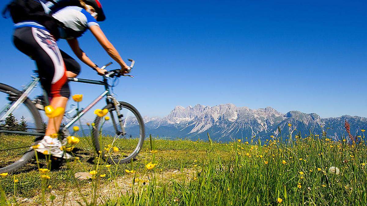 Die gesamte Radinfrastruktur in Ramsau und Schladming steht für den Sommer zur Verfügung