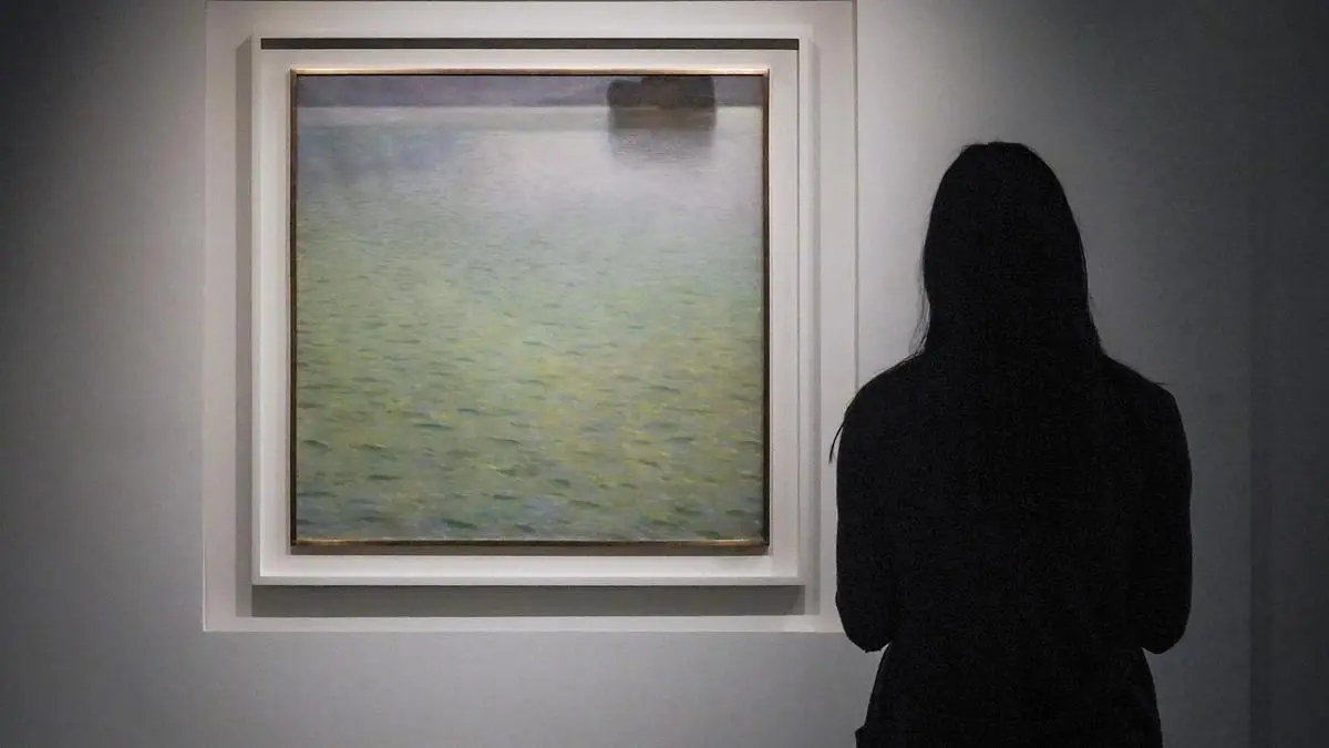 New York: Klimt-Bild "Insel am Attersee" für 53,2 Millionen Dollar ... New York: Klimt-Bild "Insel am Attersee" für 53,2 Millionen Dollar ...