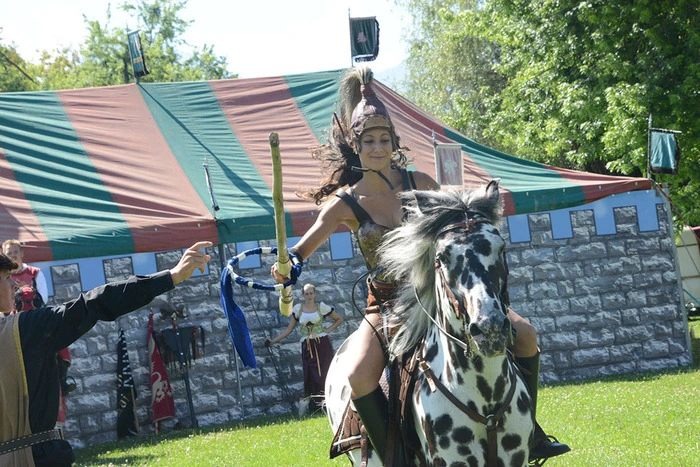 Die Amazone beim Ringstechen