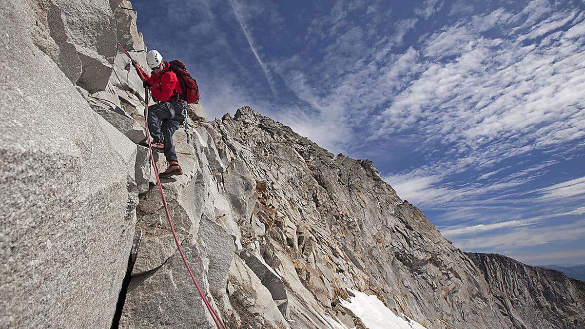 Der Detmoldersteig auf die Hochalmspitze