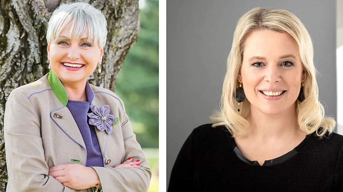 Johanna Steinbauer (links) wird sich die Geschäftsführung eineinhalb Jahre mit Michaela Meier teilen