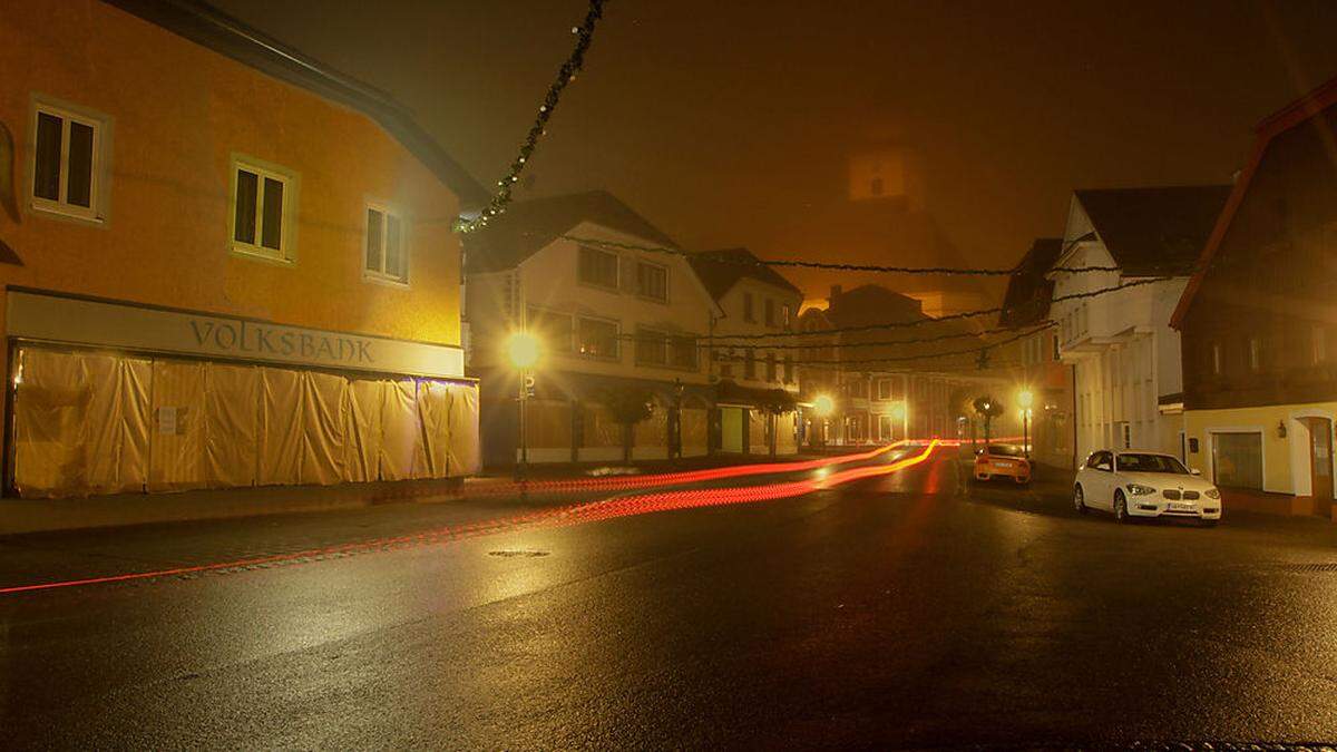 Ein düsteres Bild bot sich am Wochenende in Gröbming