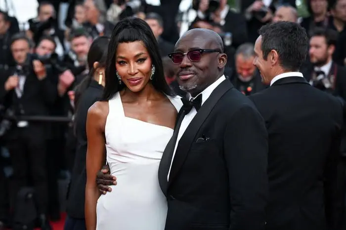 78eme Festival International du Film de Cannes Montée des marches du film The history of sound Festival de Cannes 2025 red carpet The History Of Sound Edward Enninful , Naomi Campbell 444873 2025 05 21 France PUBLICATIONxNOTxINxFRAxBEL Copyright: xLionelxGuericolas/MPPx STAR_444873_186