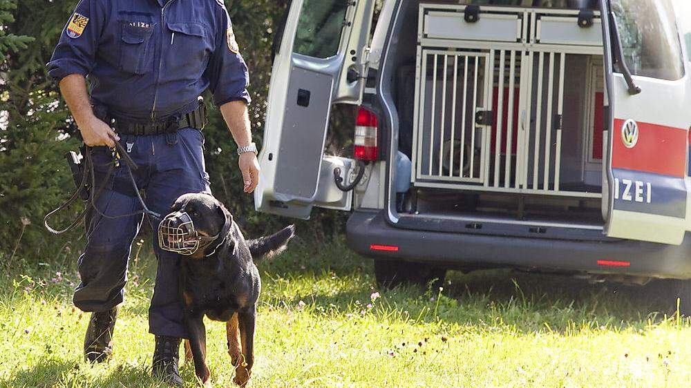 Sprengstoffspürhund der Polizei (Archivbild)
