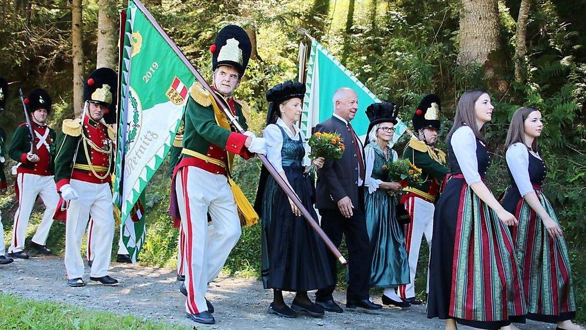 Die Metnitzer marschieren jetzt mit neuer Fahne