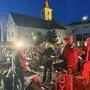 Open Air St. Peter | Gemeinsam ließen die Bands den Beatles-Evergreen „Come Together“ erklingen.