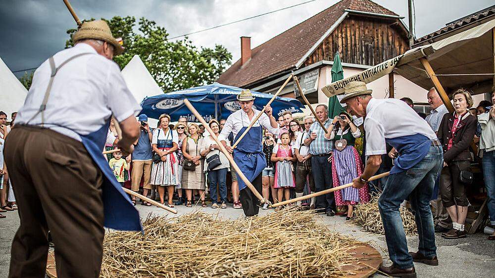 Ganz im Zeichen des „Feierabends“ (Farant) im bäuerlichen Leben steht das traditionelle Farant-Straßenfest in Globasnitz