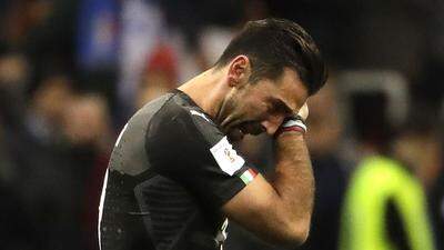 Tränen bei Italiens Torhüter Gianluigi Buffon