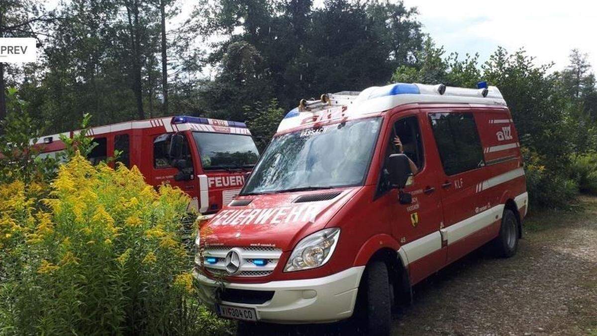 Die Feuerwehr war erneut auf dem Oswaldiberg im Einsatz