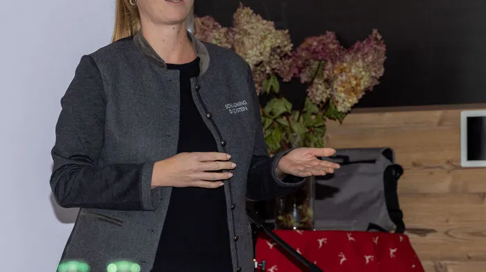 Julia Schram, Tourismusverband Schladming-Dachstein, präsentierte Unterstützungsmöglichkeiten für Kulturveranstalter von Seiten des Tourismusverbandes