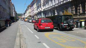In 80 Prozent des Grazer Straßennetzes gilt Tempo 30, wie hier in der Klosterwiesgasse