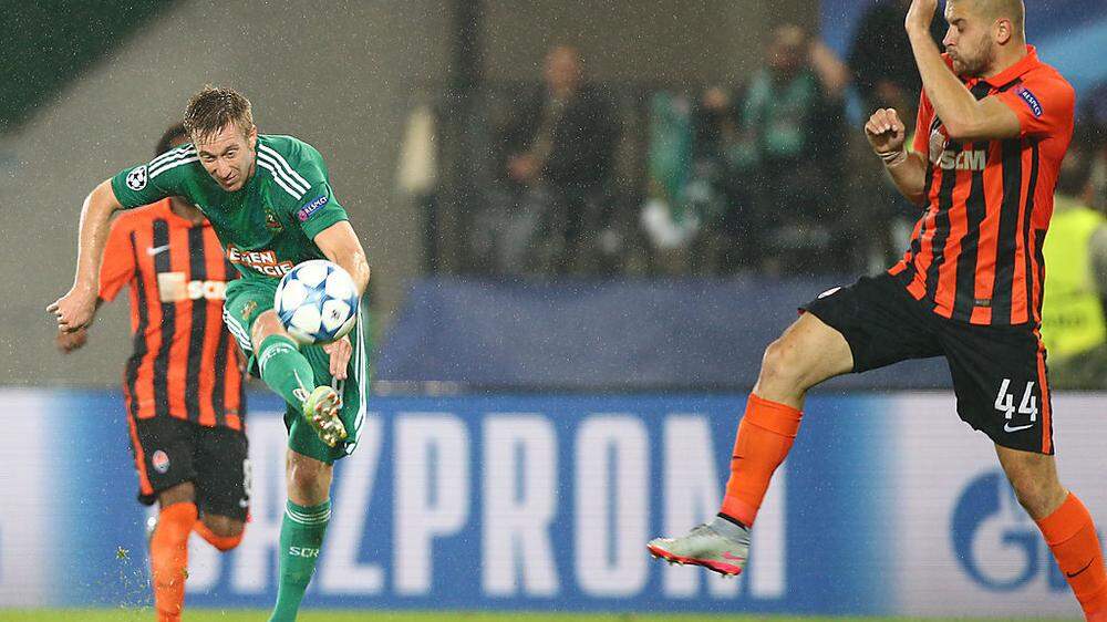 Robert Beric könnte gegen Donezk sein letztes Spiel für Rapid bestreiten
