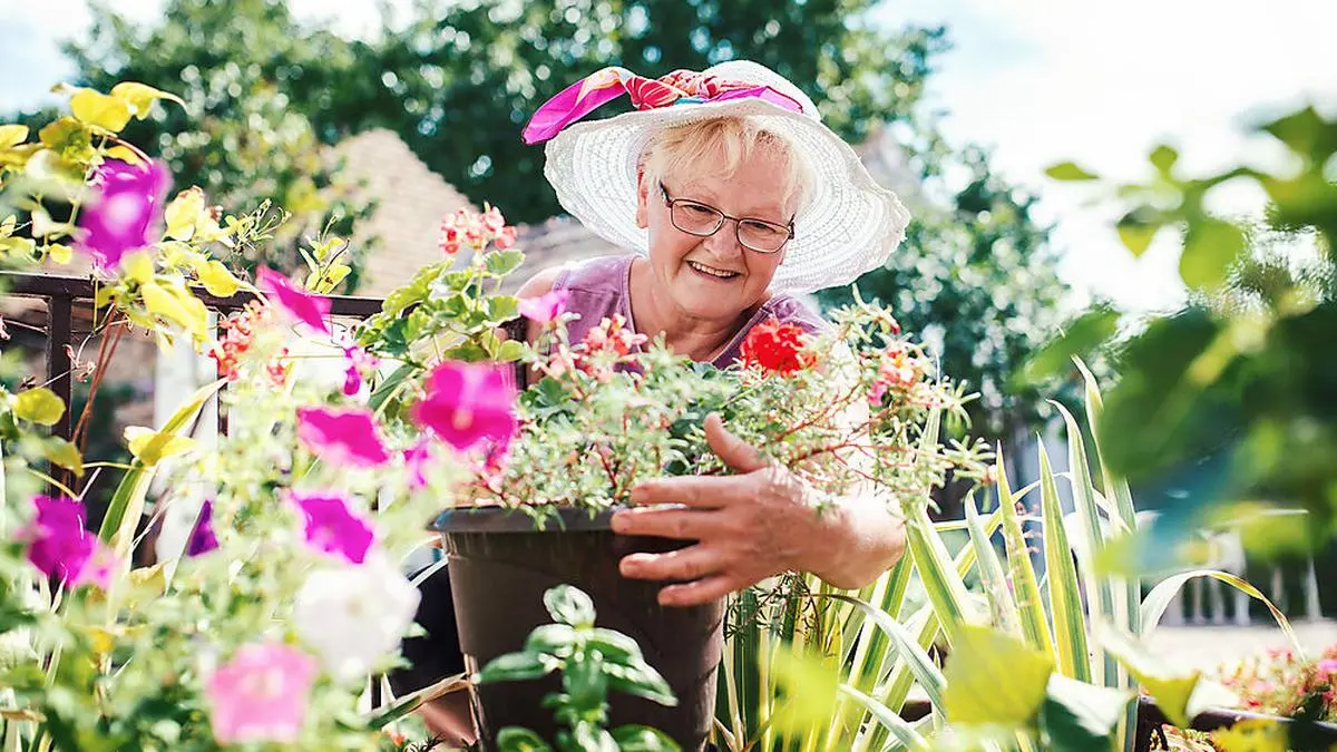 Schon die alten Ägypter wußten: Wer krank ist, solle in den Garten gehen.