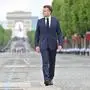 Macron at Bastille Day Parade - Paris French President Emmanuel Macron during the annual traditionnal Bastille Day parade on the Champs-Elysees Avenue in Paris on July 14, 2025. Photo by Eric Tschaen/Pool/ABACAPRESS.COM Paris IDF France PUBLICATIONxNOTxINxFRAxUK Copyright: xTschaenxEric/Pool/ABACAx