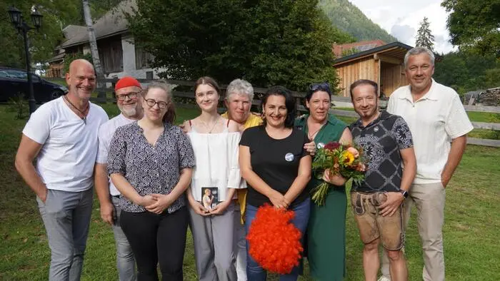 Udo Wenders, Heinz Wegscheider, Anna Wegscheider, Julia Walder, Monika Wegscheider, Corinna Hackl, Marina Edith Winkler, Michael „Buzgi“ Buchacher und Fritz Strobl