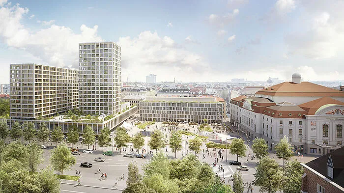 Rendering vom Wiener Heumarkt-Areal