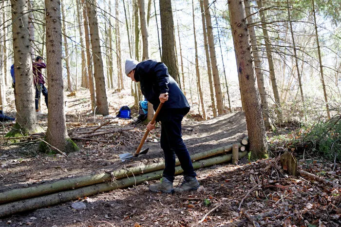 Schon Ende April soll der Pötschen-Trail mit dem Mountainbike befahren werden können