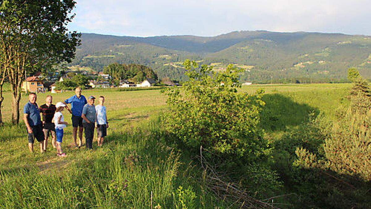 Als die Pläne zur Bodenaushubdeponie bekannt wurden, gründeten die Anrainer eine Bürgerinitiative 