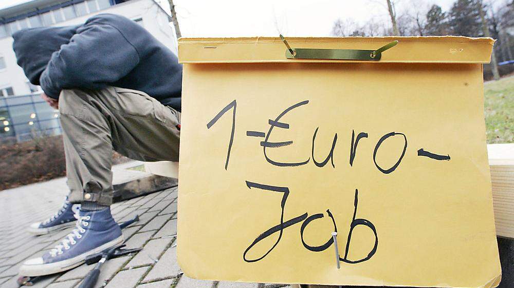 Der 1-Euro-Job ist Teil des deutschen Hartz IV Programms