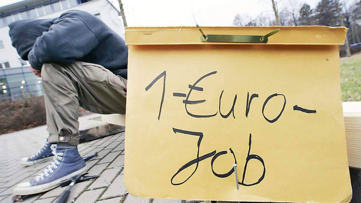 Der 1-Euro-Job ist Teil des deutschen Hartz IV Programms