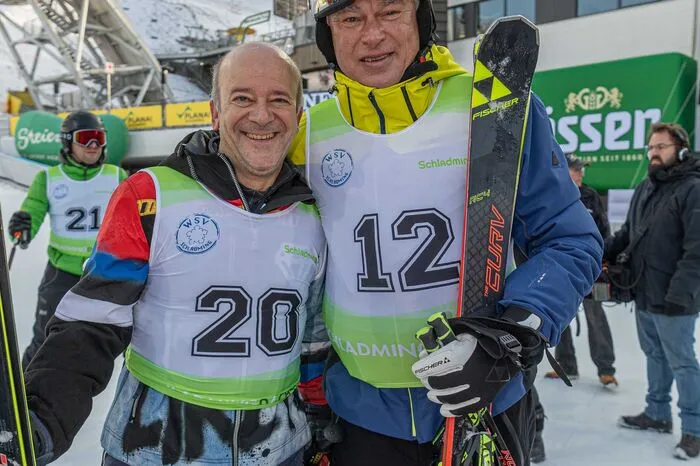 Andy Lee Lang und Toni Polster