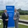 Klaus Domittner (l.) und Oliver Kröpfl (r.) präsentierten die Ergebnisse der Steiermärkischen Sparkasse und der Region Südoststeiermark für das Geschäftsjahr 2025