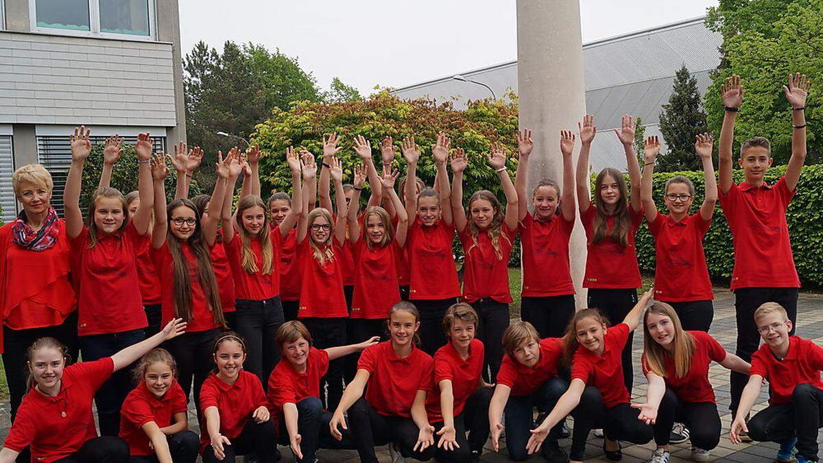  Die Musikklasse 2aw singt beim Bundesjugendsingen in Graz