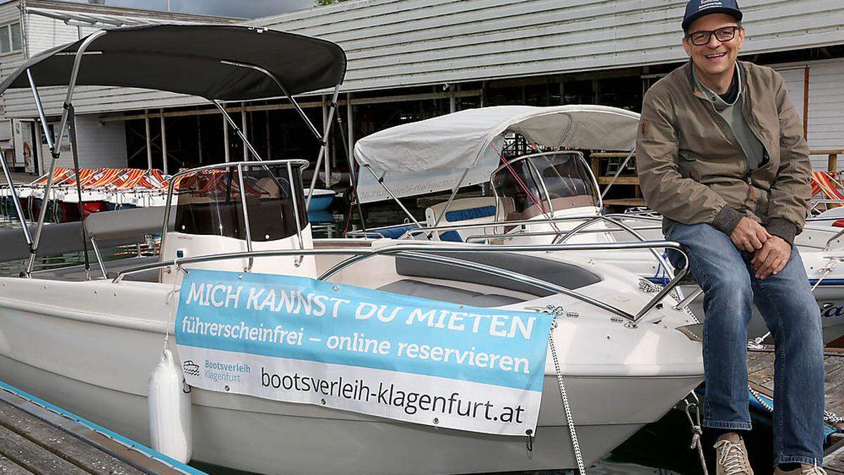 In dieser Saison hat Daniel Rebernik Luxus-Elektroboote im Angebot