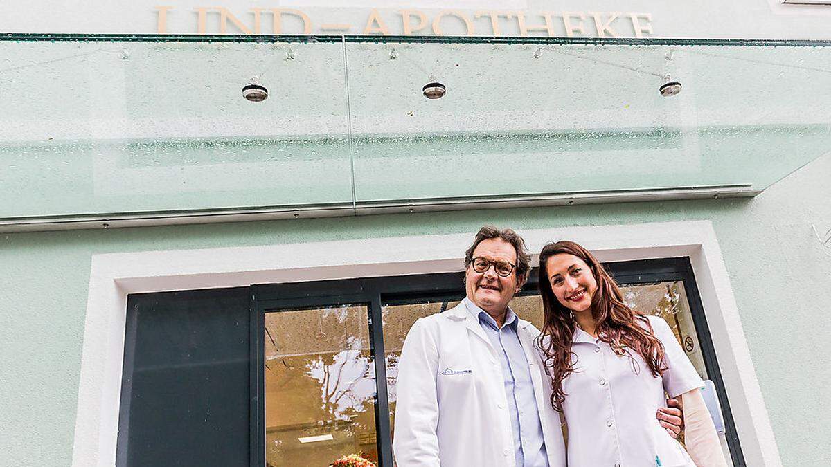 Alexander und Sophia Telesko eröffneten die Lind-Apotheke in der Genotteallee neu