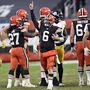 Auch die Cleveland Browns durften jubeln