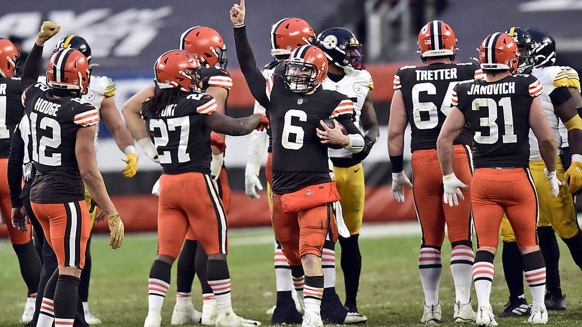 Auch die Cleveland Browns durften jubeln