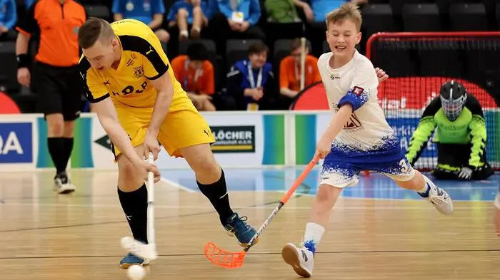 GRAZ,AUSTRIA,18.MAR.24 - SPECIAL OLYMPICS, FLOORBALL - National Winter Games 2024. Image shows competitors.
Photo: GEPA pictures/ Hans Oberlaender