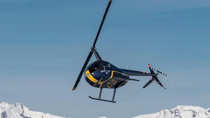 Hubschrauber in der Luft