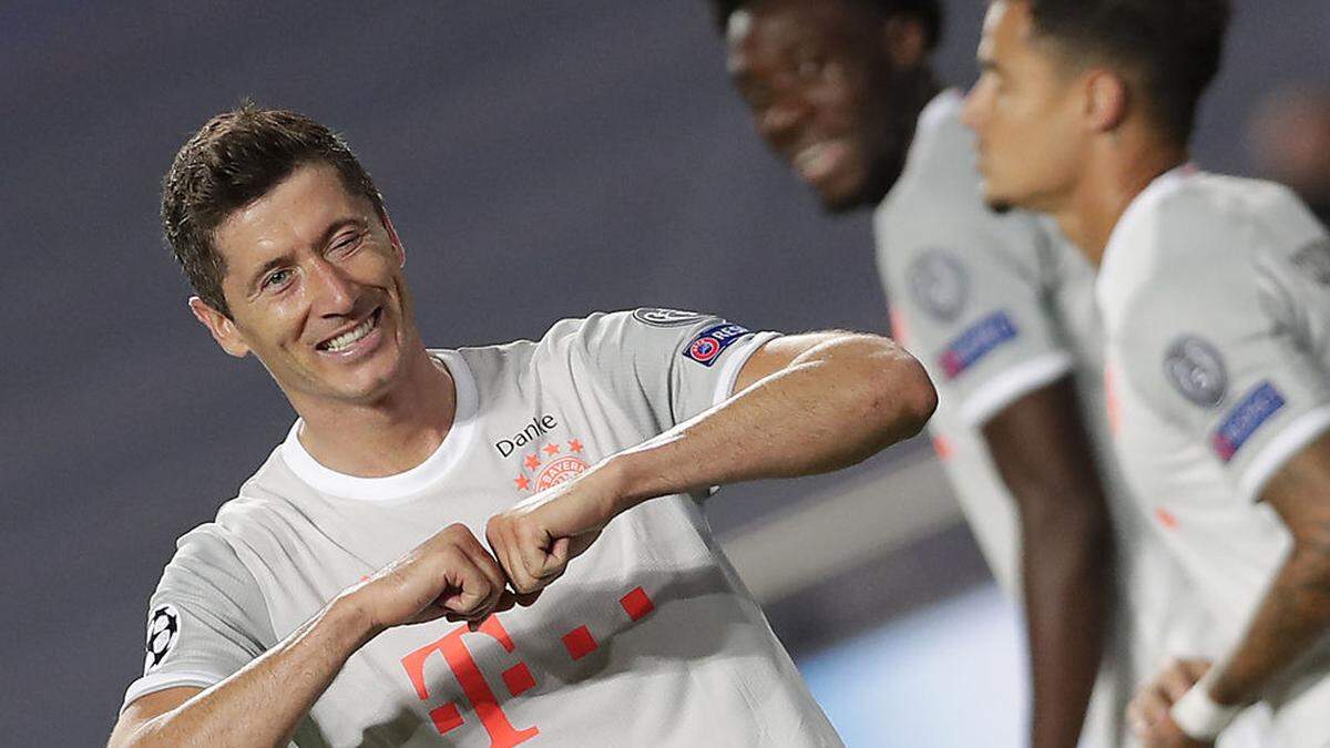 Robert Lewandowski und die Bayern sind heute der große Favorit